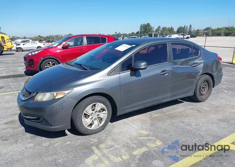 2013 Honda Civic Lx из США, поврежденный, VIN 19XFB2F55DE028506